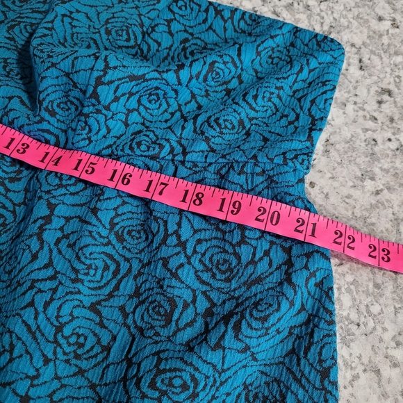 Torrid Size 3 Sleeveless Babydoll Top Teal Blue - Picture 13 of 16